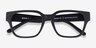 ARNETTE AN7205 Type Z Matte Black AcetateEyeglass Frames from EyeBuyDirect, Closed View