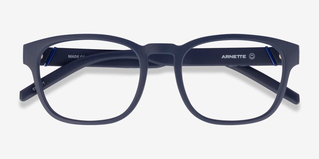 ARNETTE Chuutt Matte Navy Blue PlasticEyeglass Frames from EyeBuyDirect, Closed View