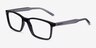 ARNETTE Nakki Black PlasticEyeglass Frames from EyeBuyDirect, Angle View