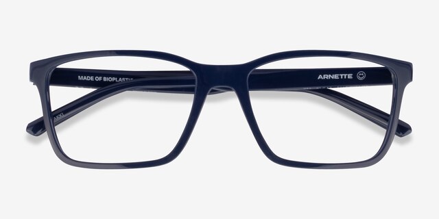 ARNETTE Nakki Navy PlasticEyeglass Frames from EyeBuyDirect, Closed View