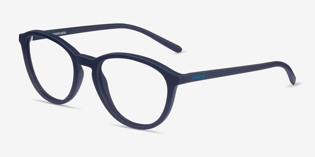 ARNETTE Scroopy Navy PlasticEyeglass Frames from EyeBuyDirect, Angle View