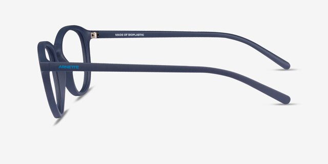 ARNETTE Scroopy Navy PlasticEyeglass Frames from EyeBuyDirect, Side View