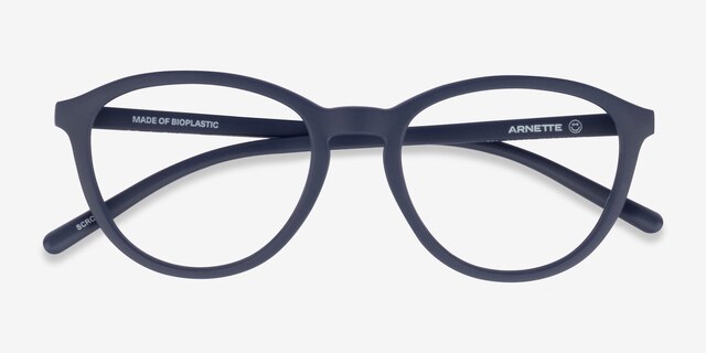 ARNETTE Scroopy Navy PlasticEyeglass Frames from EyeBuyDirect, Closed View