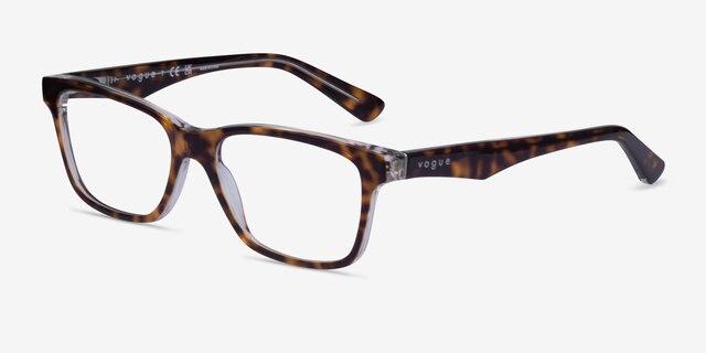 Vogue Eyewear VO2787 Tortoise AcetateEyeglass Frames from EyeBuyDirect, Angle View