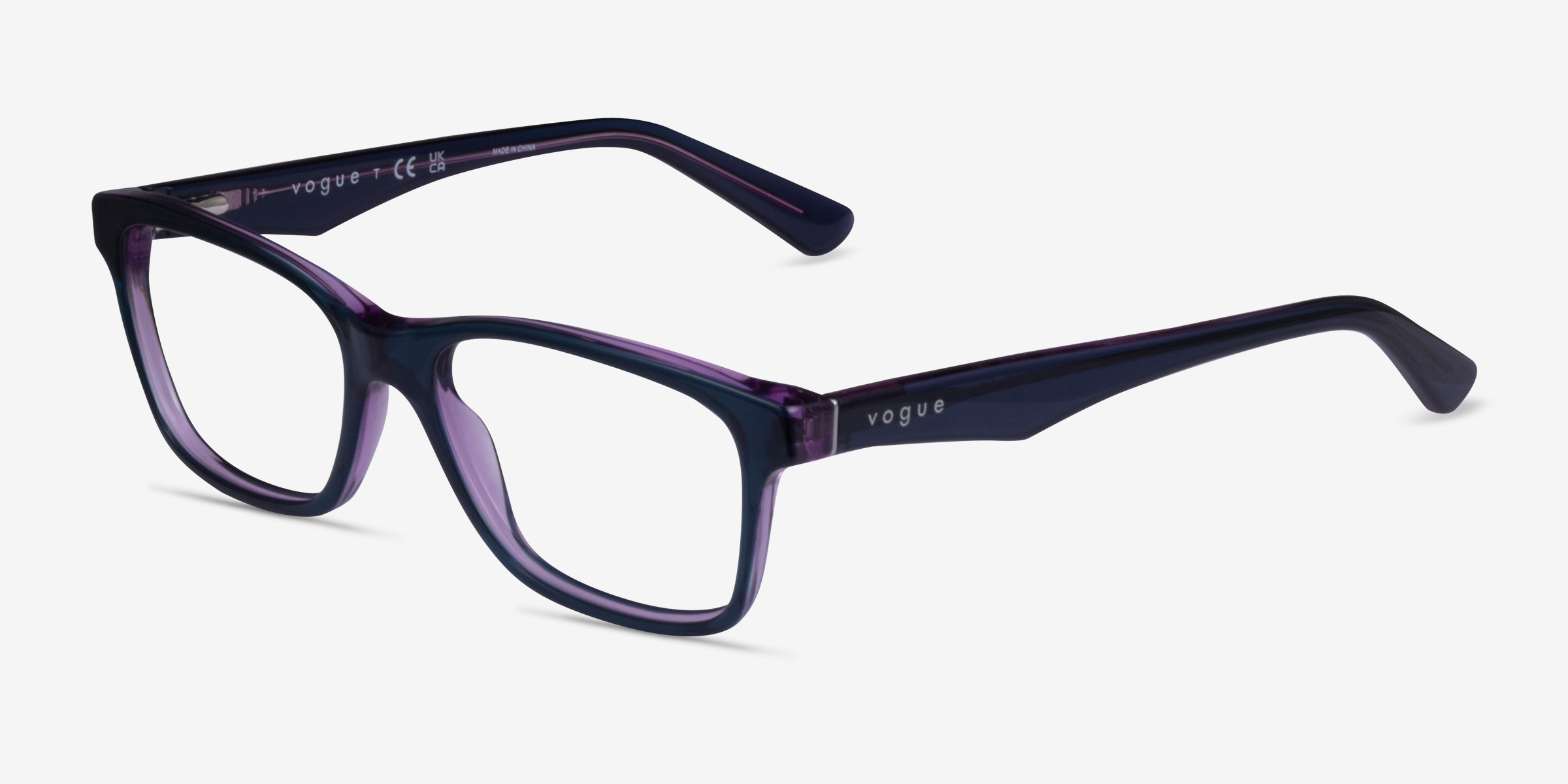 Vogue Eyewear Vo2787 Rectangle Purple Frame Glasses For Women Eyebuydirect Canada 