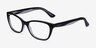 Vogue Eyewear VO2961 Black AcetateEyeglass Frames from EyeBuyDirect, Angle View