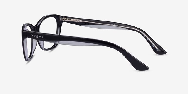 Vogue Eyewear VO2961 Black AcetateEyeglass Frames from EyeBuyDirect, Side View