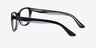 Vogue Eyewear VO2961 Black AcetateEyeglass Frames from EyeBuyDirect, Side View