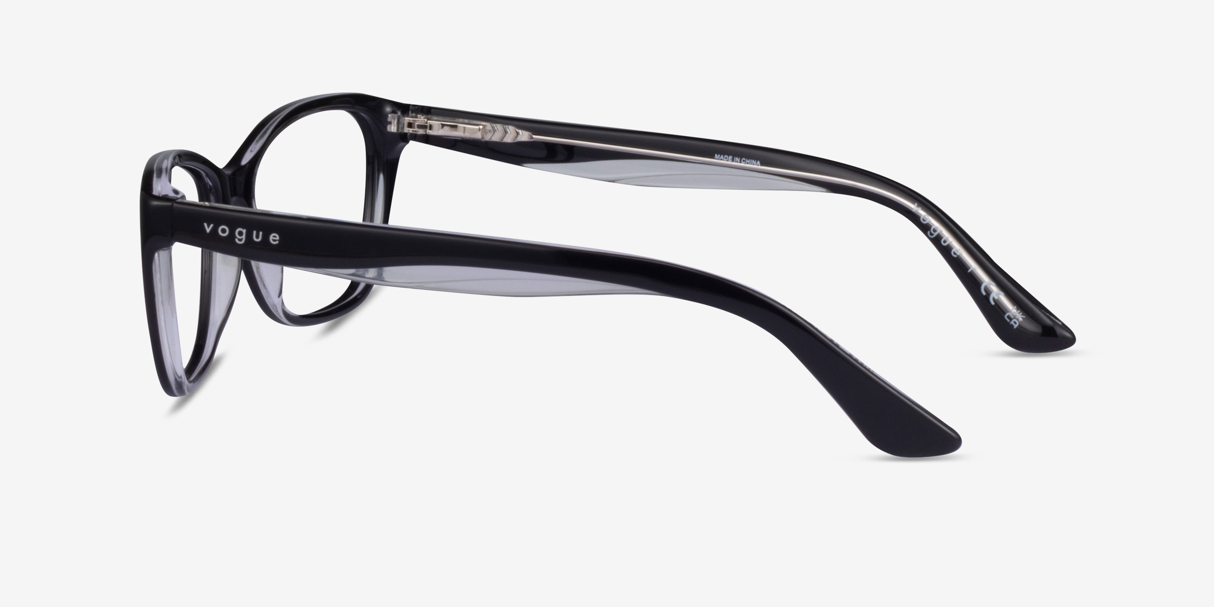 Vogue Eyewear VO2961 - Rectangle Black Frame Eyeglasses | Eyebuydirect ...