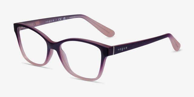 Vogue Eyewear VO2998 Violet Gradient PlasticEyeglass Frames from EyeBuyDirect, Angle View