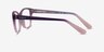 Vogue Eyewear VO2998 Violet Gradient PlasticEyeglass Frames from EyeBuyDirect, Side View