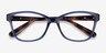 Vogue Eyewear VO2998 Transparent Blue PlasticEyeglass Frames from EyeBuyDirect, Closed View
