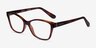 Vogue Eyewear VO2998 Dark Havana PlasticEyeglass Frames from EyeBuyDirect, Angle View