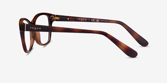 Vogue Eyewear VO2998 Dark Havana PlasticEyeglass Frames from EyeBuyDirect, Side View