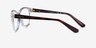 Vogue Eyewear VO2998 Transparent PlasticEyeglass Frames from EyeBuyDirect, Side View