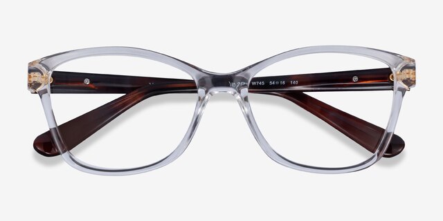 Vogue Eyewear VO2998 Transparent PlasticEyeglass Frames from EyeBuyDirect, Closed View