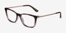 Vogue Eyewear VO5224 Tortoise PlasticEyeglass Frames from EyeBuyDirect, Angle View