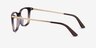 Vogue Eyewear VO5224 Tortoise PlasticEyeglass Frames from EyeBuyDirect, Side View