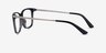 Vogue Eyewear VO5224 Black PlasticEyeglass Frames from EyeBuyDirect, Side View