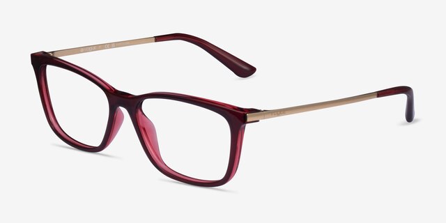 Vogue Eyewear VO5224 Bordeaux PlasticEyeglass Frames from EyeBuyDirect, Angle View