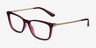 Vogue Eyewear VO5224 Bordeaux PlasticEyeglass Frames from EyeBuyDirect, Angle View