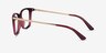 Vogue Eyewear VO5224 Bordeaux PlasticEyeglass Frames from EyeBuyDirect, Side View