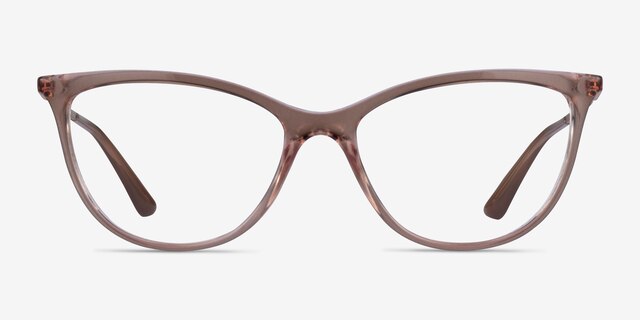 Vogue Eyewear VO5239 Brown PlasticEyeglass Frames from EyeBuyDirect, Front View