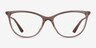 Vogue Eyewear VO5239 Brown PlasticEyeglass Frames from EyeBuyDirect, Front View