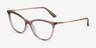 Vogue Eyewear VO5239 Brown PlasticEyeglass Frames from EyeBuyDirect, Angle View