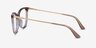 Vogue Eyewear VO5239 Brown PlasticEyeglass Frames from EyeBuyDirect, Side View