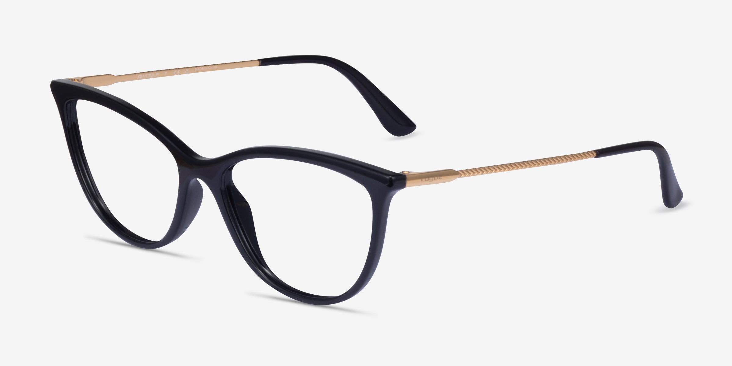 Vogue VO5139-B‎ 1941 Dark Havana Cat Eye Eyeglasses Frames 52-17-140 22232 Vogue VO5239 Eyeglass Frames Cat Eye Frame Eyeglasses Dark  main image 2