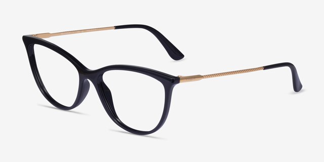 Vogue Eyewear VO5239 Black PlasticEyeglass Frames from EyeBuyDirect, Angle View