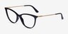 Vogue Eyewear VO5239 Black PlasticEyeglass Frames from EyeBuyDirect, Angle View