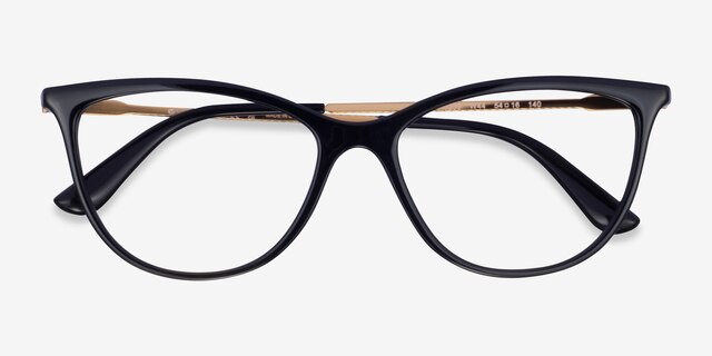 Vogue Eyewear VO5239 Black PlasticEyeglass Frames from EyeBuyDirect, Closed View