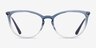 Vogue Eyewear VO5276 Gradient Blue PlasticEyeglass Frames from EyeBuyDirect, Front View