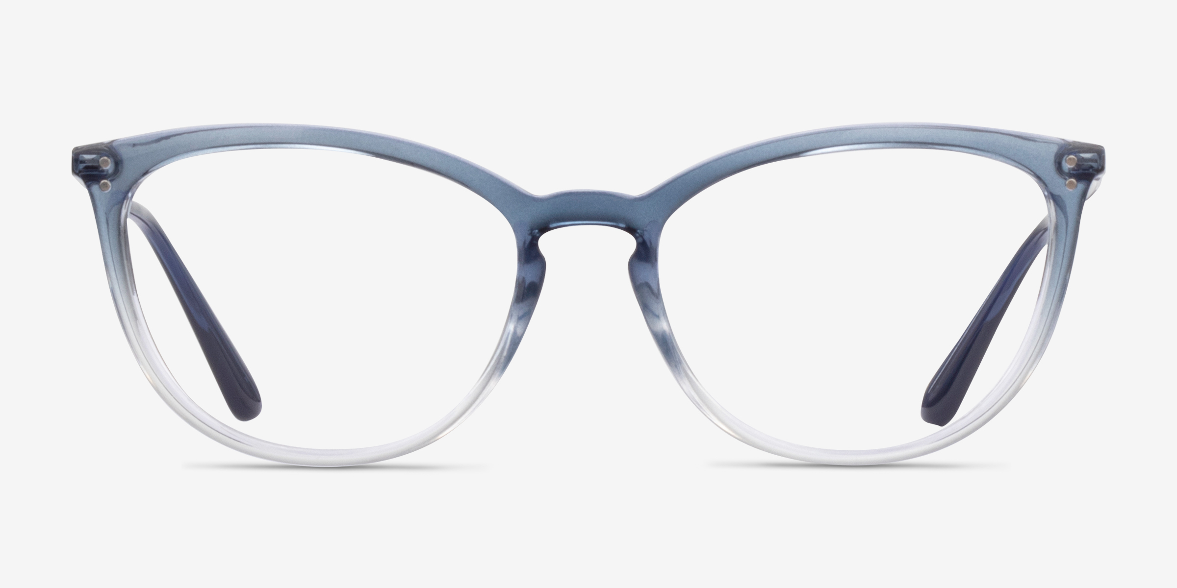 Vogue Eyewear VO5276 Cat Eye Gradient Blue Frame Glasses For Women