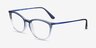 Vogue Eyewear VO5276 Gradient Blue PlasticEyeglass Frames from EyeBuyDirect, Angle View