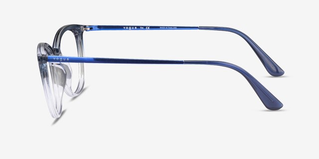 Vogue Eyewear VO5276 Gradient Blue PlasticEyeglass Frames from EyeBuyDirect, Side View