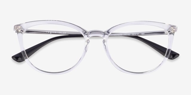 Vogue Eyewear VO5276 Transparent PlasticEyeglass Frames from EyeBuyDirect, Closed View
