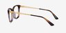 Vogue Eyewear VO5285 Tortoise PlasticEyeglass Frames from EyeBuyDirect, Side View