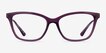 Vogue Eyewear VO5285 Transparent Purple PlasticEyeglass Frames from EyeBuyDirect, Front View