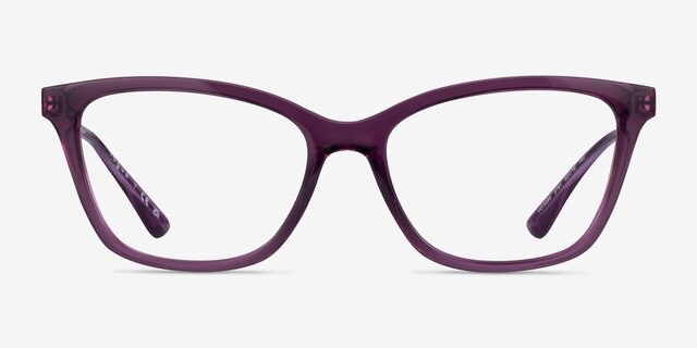 Vogue Eyewear VO5285 Transparent Purple PlasticEyeglass Frames from EyeBuyDirect, Front View