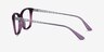 Vogue Eyewear VO5285 Transparent Purple PlasticEyeglass Frames from EyeBuyDirect, Side View