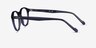 Vogue Eyewear VO5326 Transparent Blue AcetateEyeglass Frames from EyeBuyDirect, Side View