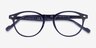 Vogue Eyewear VO5326 Transparent Blue AcetateEyeglass Frames from EyeBuyDirect, Closed View