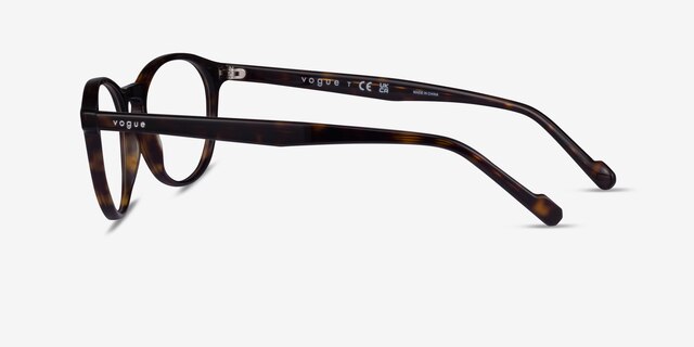 Vogue Eyewear VO5326 Dark Tortoise AcetateEyeglass Frames from EyeBuyDirect, Side View