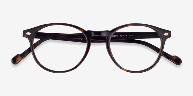 Vogue Eyewear VO5326 Dark Tortoise AcetateEyeglass Frames from EyeBuyDirect, Closed View