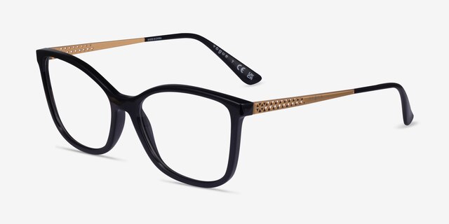Vogue Eyewear VO5334 Black PlasticEyeglass Frames from EyeBuyDirect, Angle View