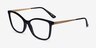 Vogue Eyewear VO5334 Black PlasticEyeglass Frames from EyeBuyDirect, Angle View
