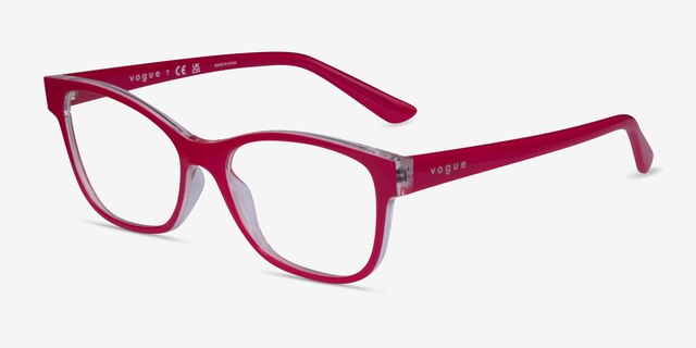 Vogue Eyewear VO5335 Pink PlasticEyeglass Frames from EyeBuyDirect, Angle View
